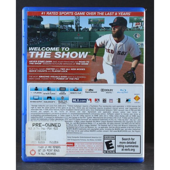 MLB 14 The Show Sony PlayStation 4 PS4 Game Tested & Working - Picture 2 of 3